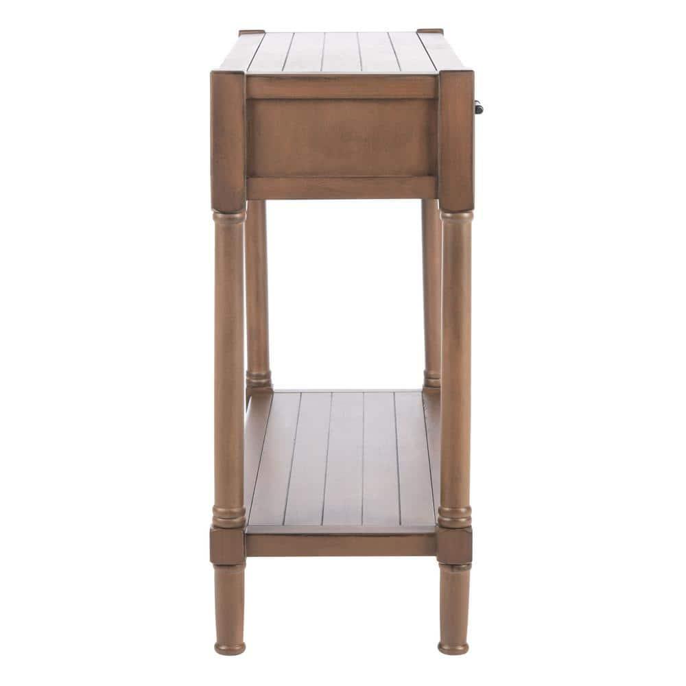 Filbert 2 Drawer Console Table - CNS5716C - Brown - Safavieh