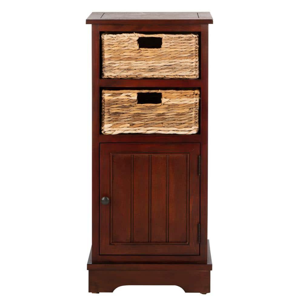 Connery Cabinet - AMH5742 - Cherry - Safavieh Couture