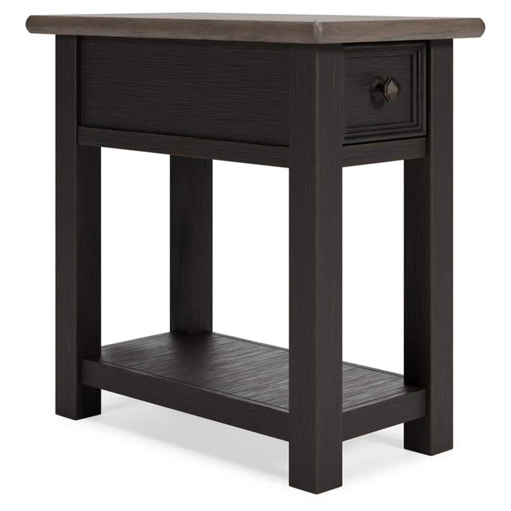 Signature Design by Ashley Casual Tyler Creek Chairside End Table Two-tone
