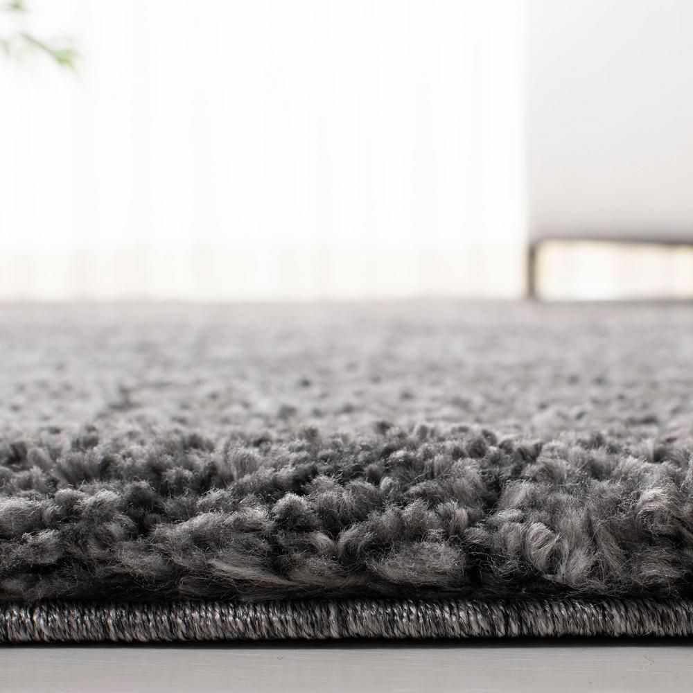 August Shag 900 AUG900 Power Loomed Indoor Area Rug - Grey - 5'3"x7'6" - Safavieh