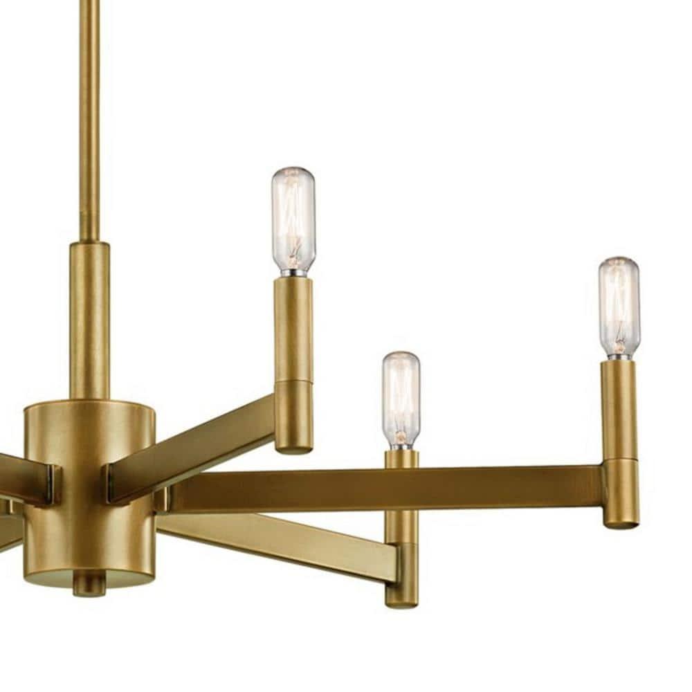 Tuscany 8 Light Metal Dimmable Chandelier