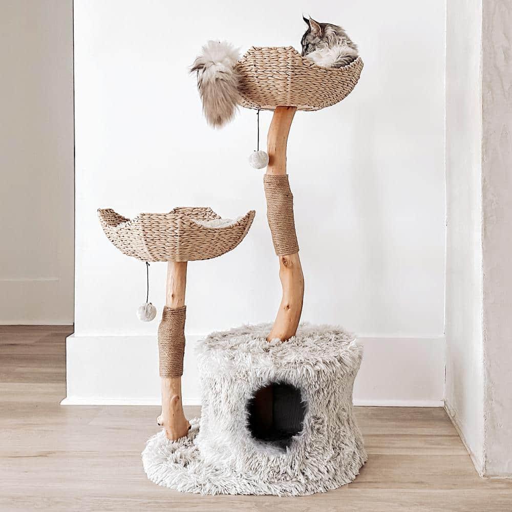 Mau Lifestyle Cento Cat Tree, Hand Made, Gray