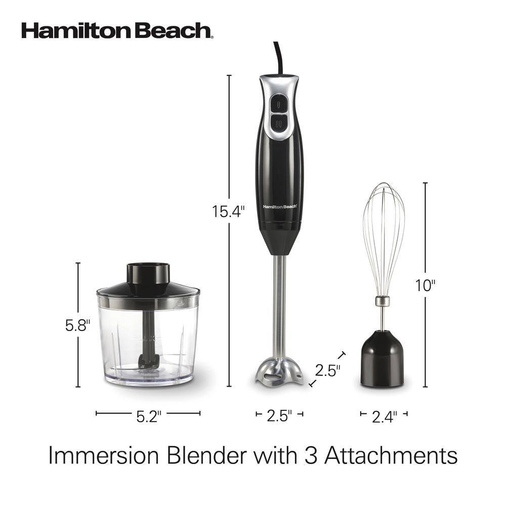 Hamilton Beach Hamilton Beach Immersion Blender With 3 Attachments