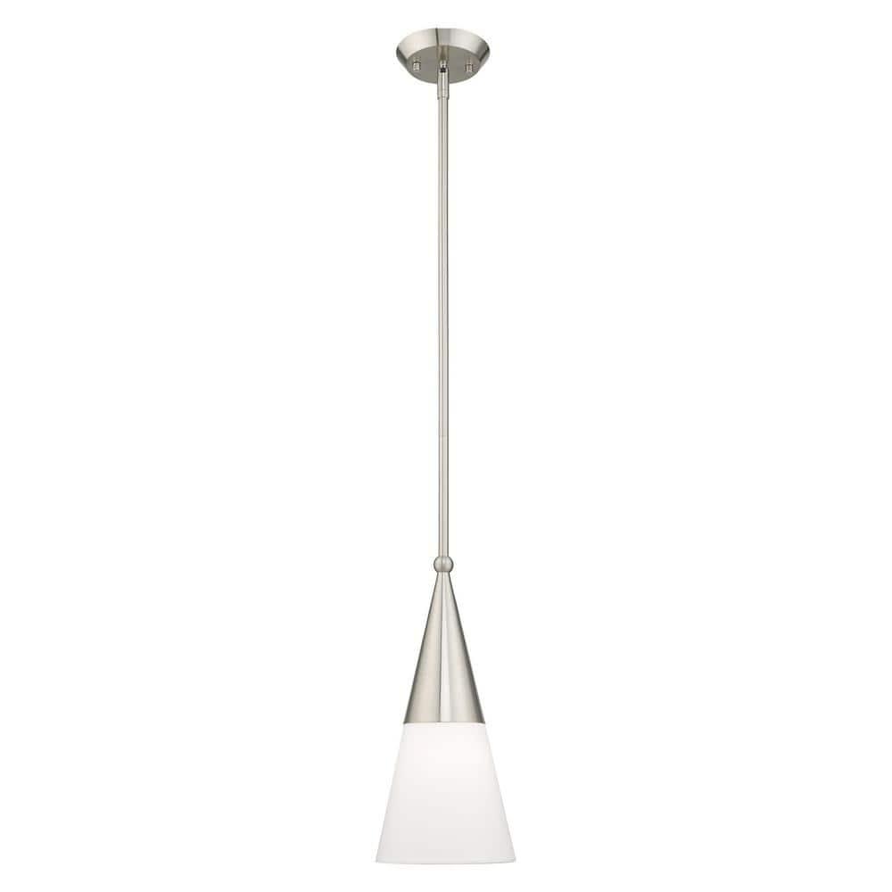 Livex Lighting Stockholm 1 - Light Pendant in  Brushed Nickel