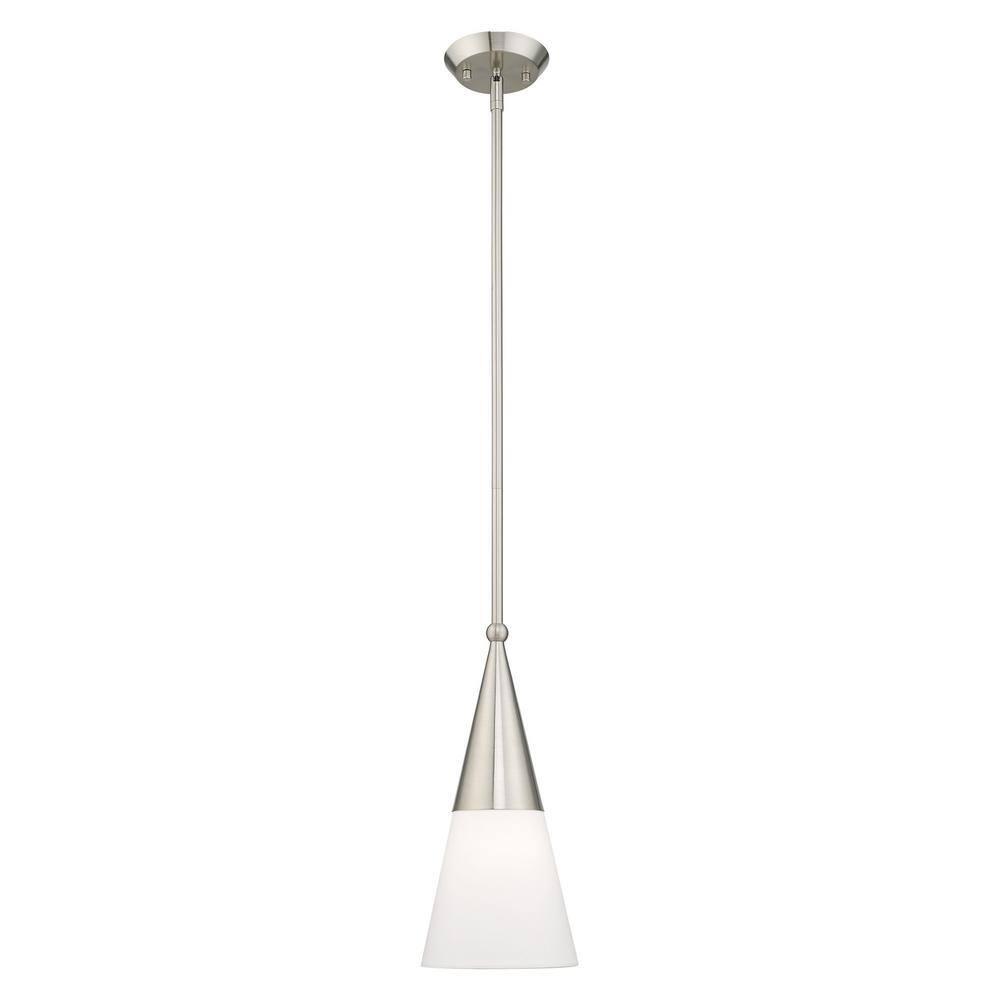 Livex Lighting Stockholm 1 - Light Pendant in  Brushed Nickel