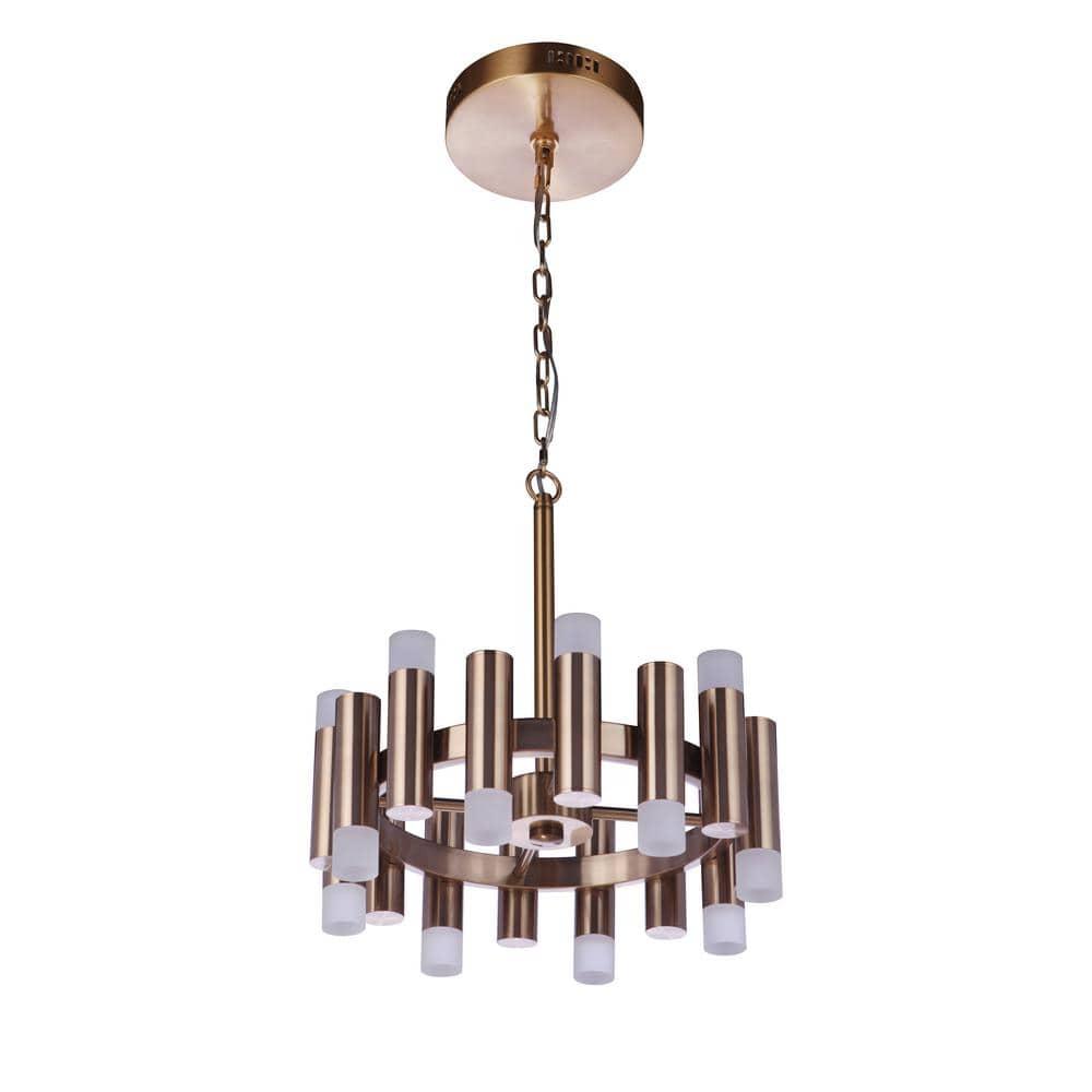 Craftmade Lighting Simple Lux 16 - Light Chandelier in  Satin Brass