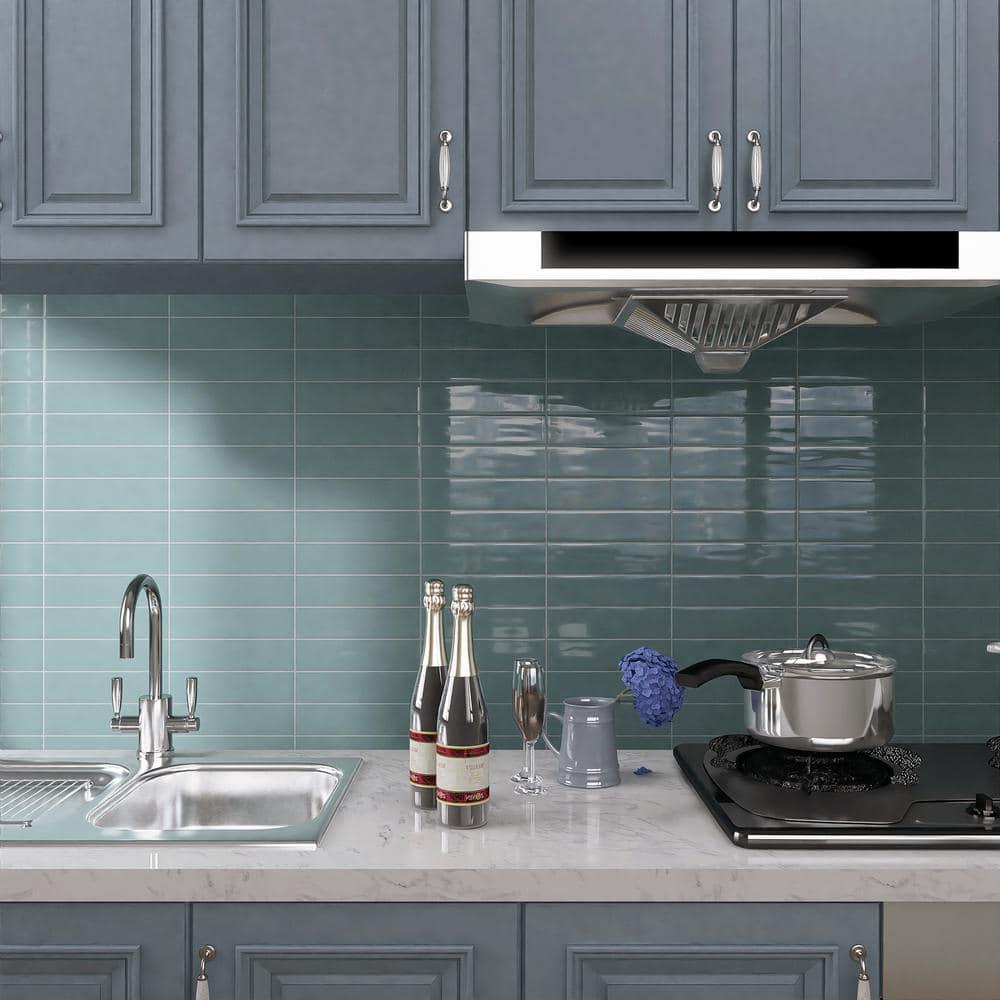 Supreme Tile Zarati 2.95 in. X 11.81 in. Polished Ceramic Subway Wall Tile