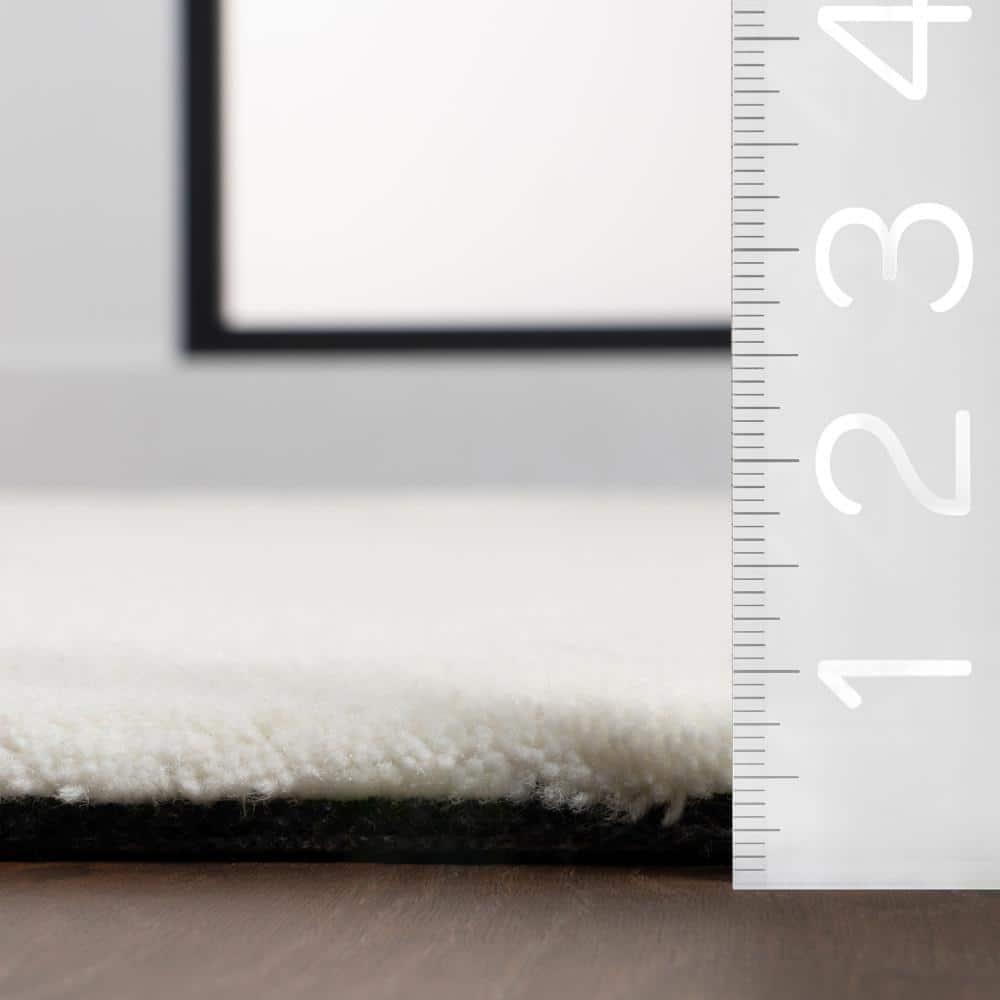 Nuloom Nazco Abstract New Zealand Wool Area Rug, 8' x 10', Charcoal