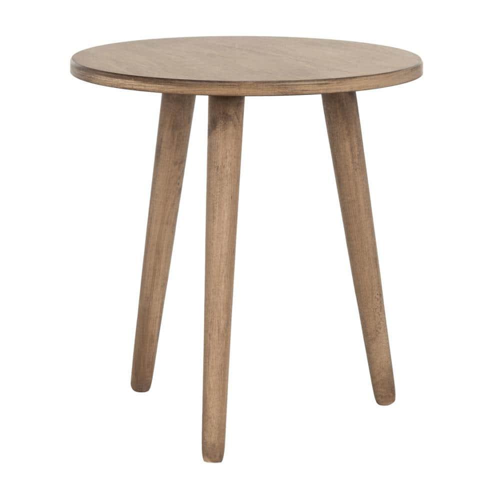 Orion Round Accent Table - ACC5700B - Light Brown - Safavieh