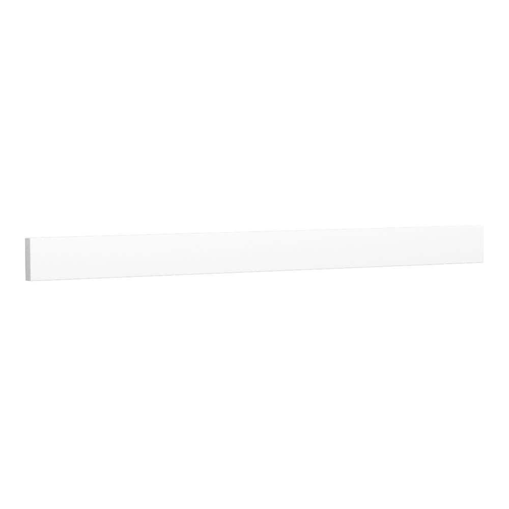 42 in. Cultured Marble Backsplash in White