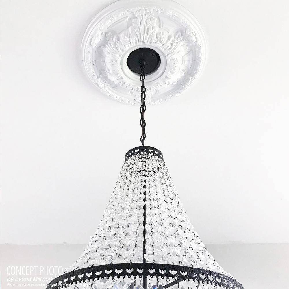 Ekena Millwork 20"OD x 1 5/8"P Baile Ceiling Medallion (Fits Canopies up to 3 1/4")