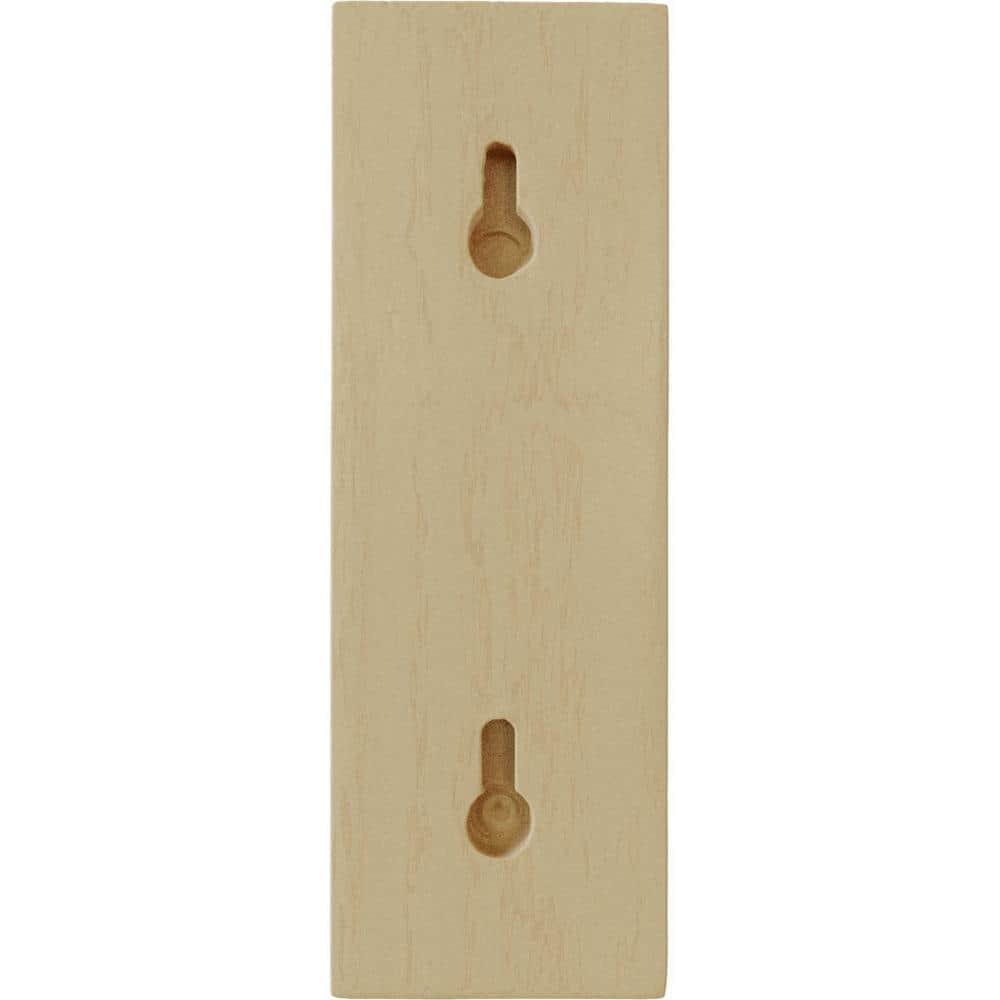 Ekena Millwork Traditional H 2.5'' W D Wood Bracket / Corbel
