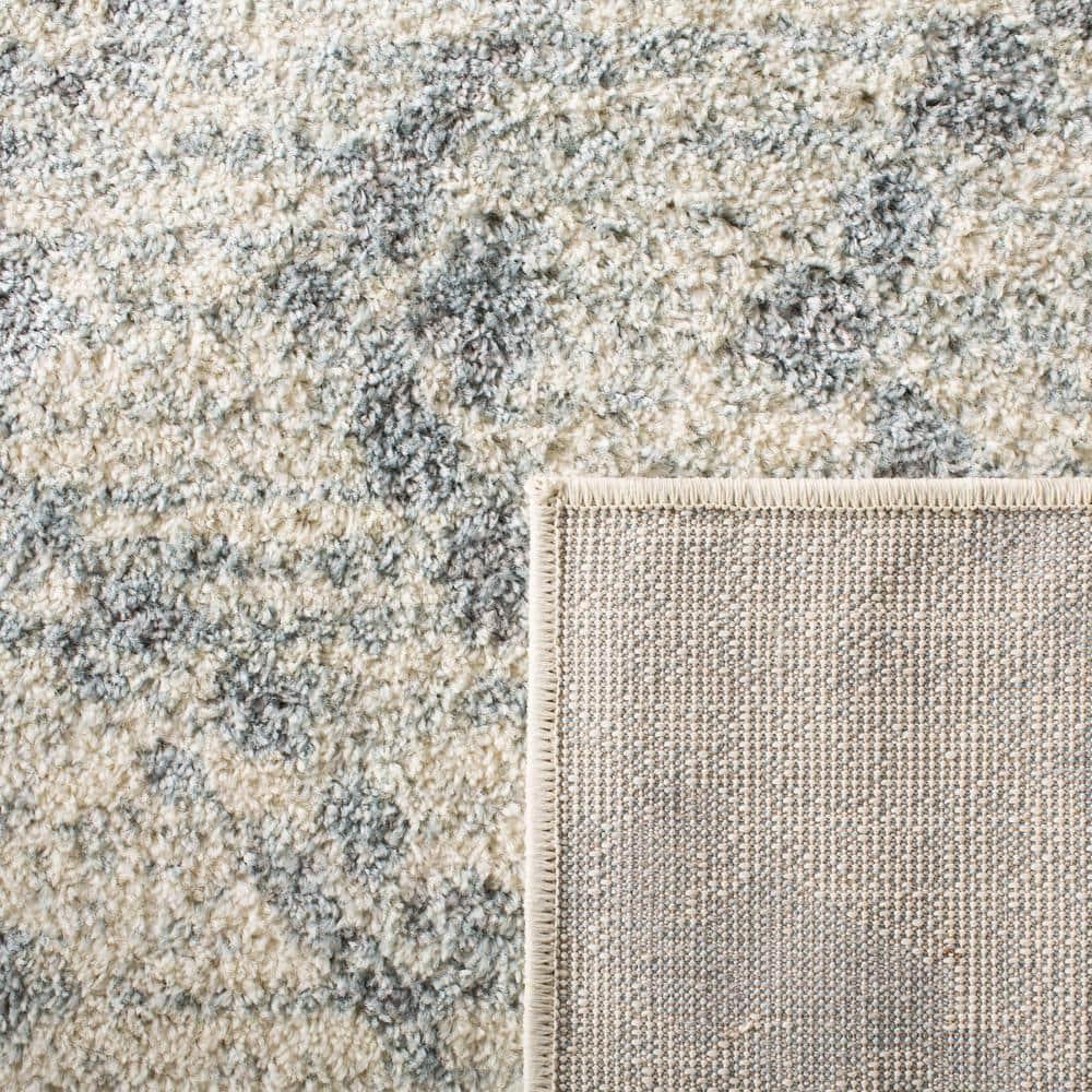 Adirondack ADR131 Machine Made Indoor Area Rug - Ivory/Light Blue - 9'x12' - Safavieh