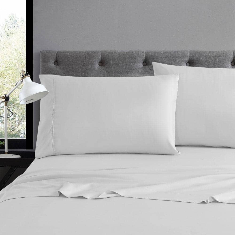 Swift Home | Basics 2-Piece Microfiber Pillowcase Set Bleach White King