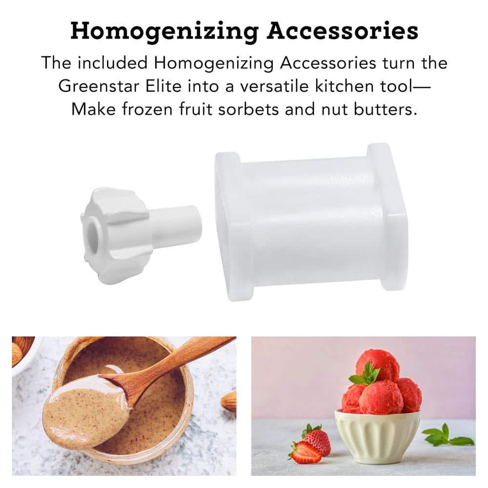 Tribest Greenstar Elite Jumbo Twin Gear Slow Masticating Juicer – White