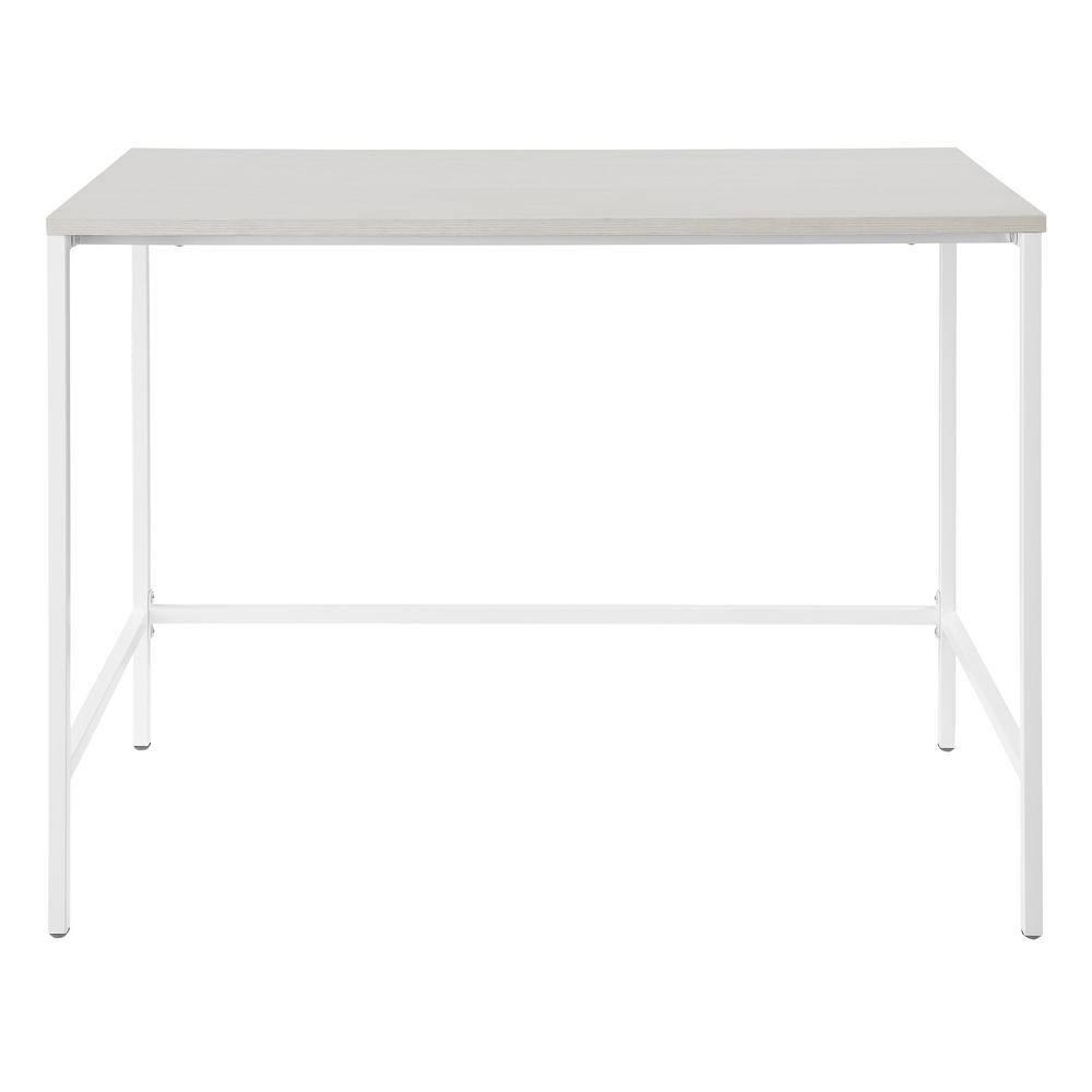 OSP Home Furnishings Contempo 42-Inch Desk, White