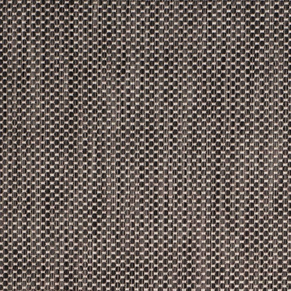 Courtyard CY8521 Power Loomed Indoor/Outdoor Area Rug - Black/Beige - 4'x5'7" - Safavieh.