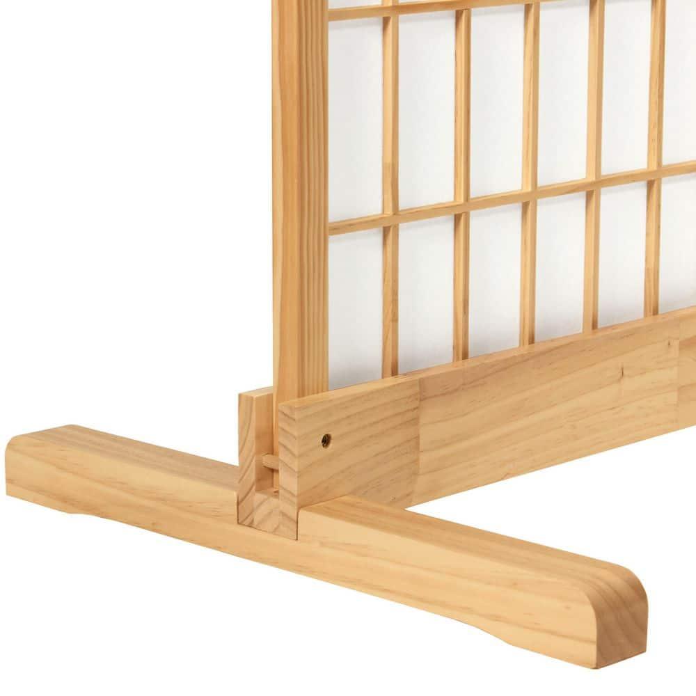 Room Divider Stand Natural 3 Panel