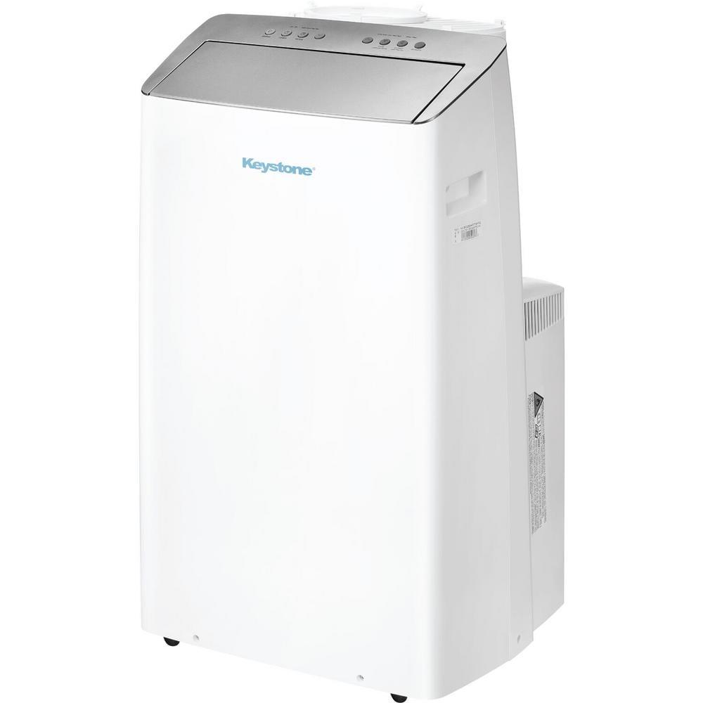 Keystone 12,000 BTU DOE Portable Inverter Air Conditioner with Heater and Remote Control