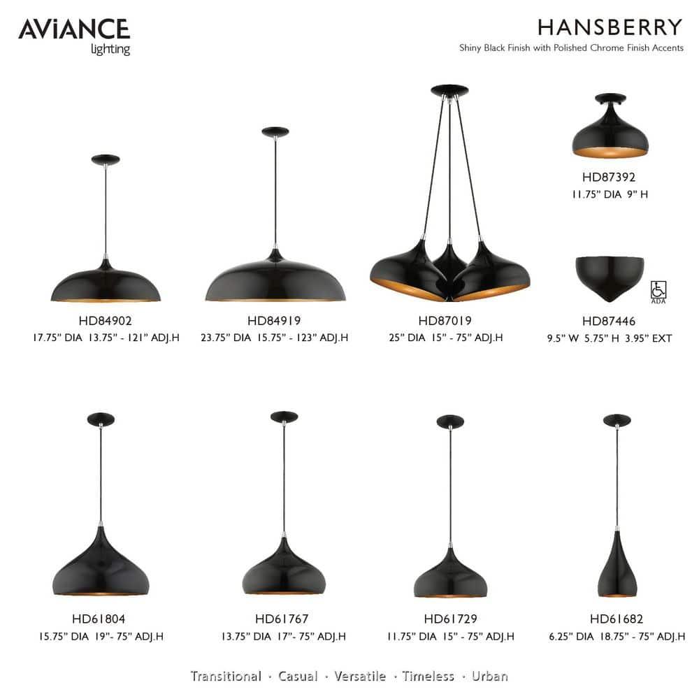 Schultz Single Light Metal Dimmable Pendant