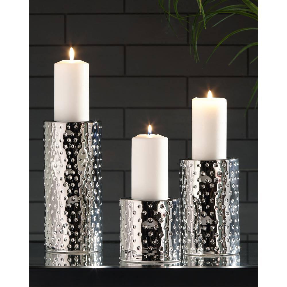 Everly Quinn 14.63'' H Ceramic Tabletop Candle Accessories