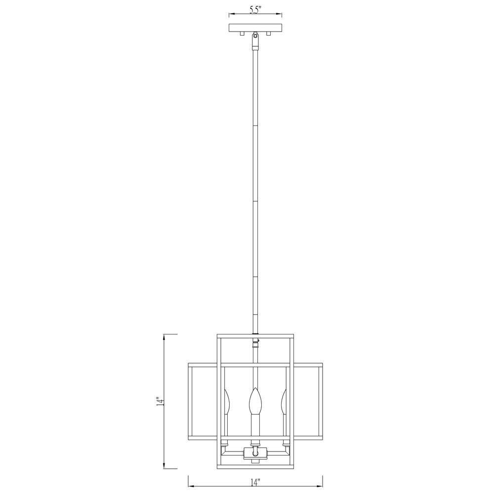 Z-Lite Titania 4 - Light Pendant in  Matte Black