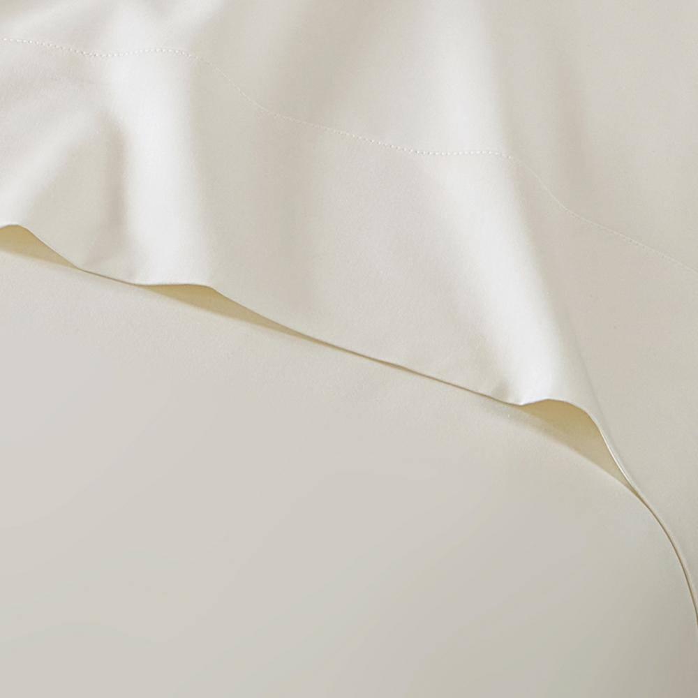 Vera Wang - Pillow Case Set, Luxury Sateen Cotton Bedding, 800 Thread Count, Soft & Smooth Bedding Set (Ivory, Standard Pillowcases)