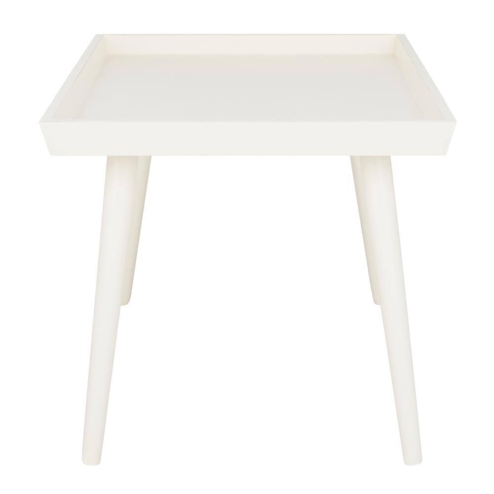 Nonie Coffee Table With Tray - Vintage White - Safavieh