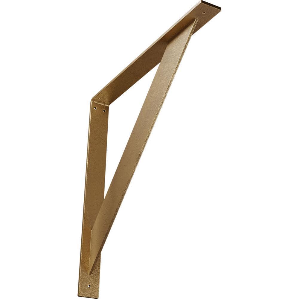 Ekena Millwork Traditional H 2'' W D Metal Bracket / Corbel