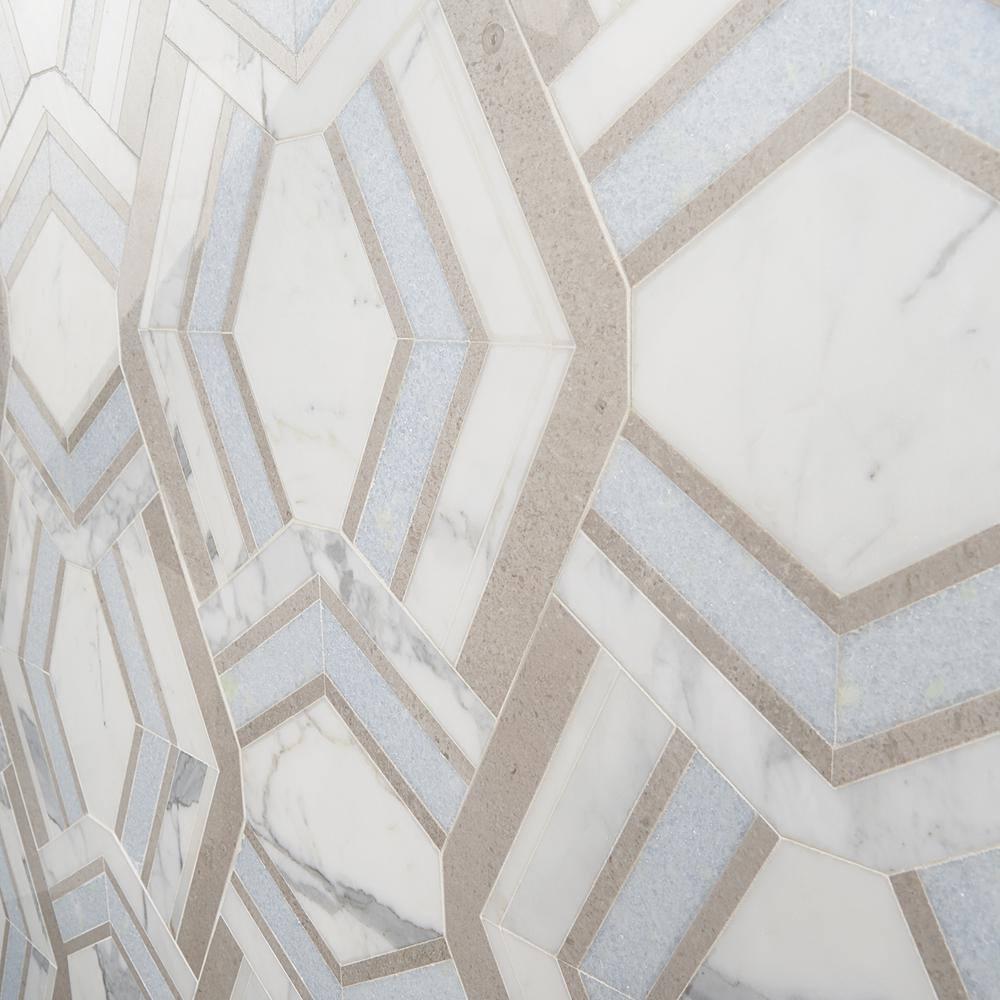 Bond Tile Tenor Marble Random Mosaic Wall & Floor Tile