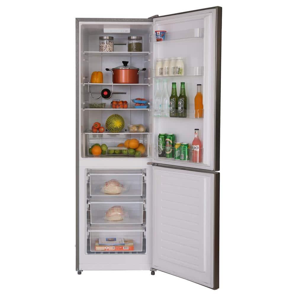 Equator Advanced Appliances Conserv 11cf Bottom Freezer Refrigerator 24in w/ WINE RACK Stainless 110V			 MDRF359WE