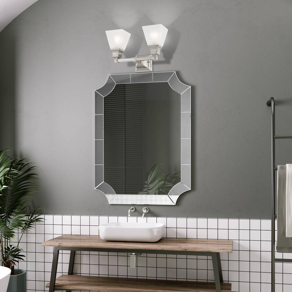 Livex Lighting Mission 2 - Light Vanity in  Brushed Nickel
