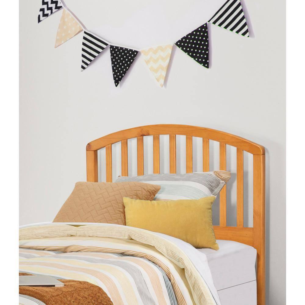 Carolina Country Pine Twin Headboard with Arched Top Rail