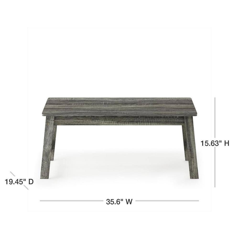 Furinno Beginning Coffee Table, French Oak Grey 18040GYW