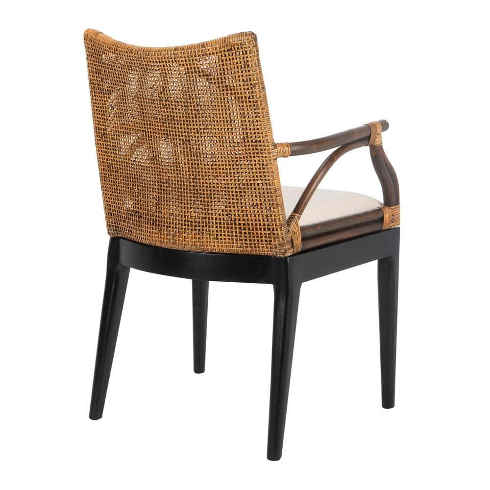 SAFAVIEH Gianni Arm Chair Brown/Black