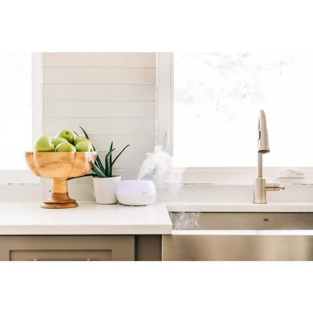 Crane USA 0.2 Gal. 2-in-1 Ultrasonic Cool Mist Humidifier & Aroma Diffuser for Small Rooms