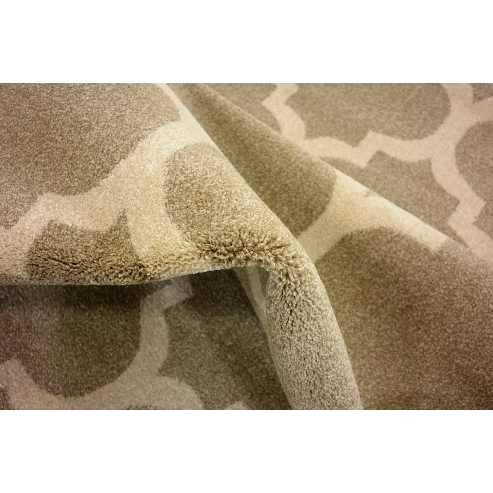 Unique Loom Trellis Collection Area Rug - Philadelphia (7' 1" x 10' Rectangle Light Brown/Beige)