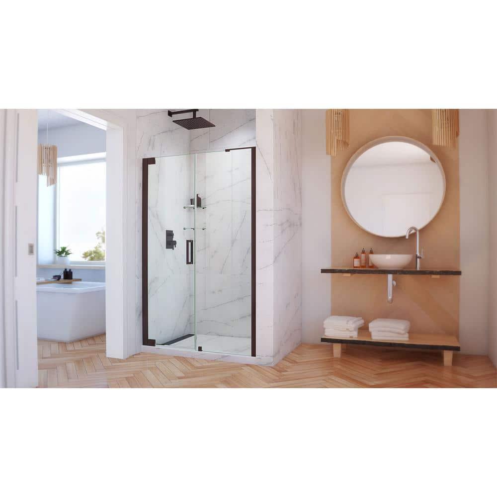 Elegance-LS 57.75" W x 72" H Pivot Frameless Shower Door with ClearMax™ Technology