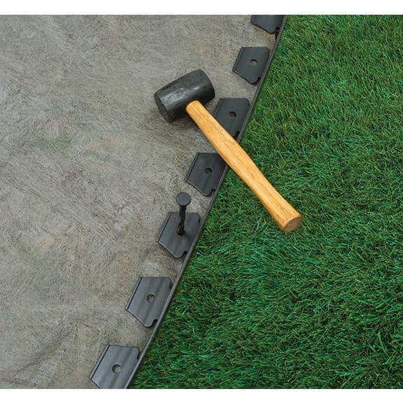 EasyFlex Heavy Duty No-Dig Landscape Edging - 50' Kit, Gray