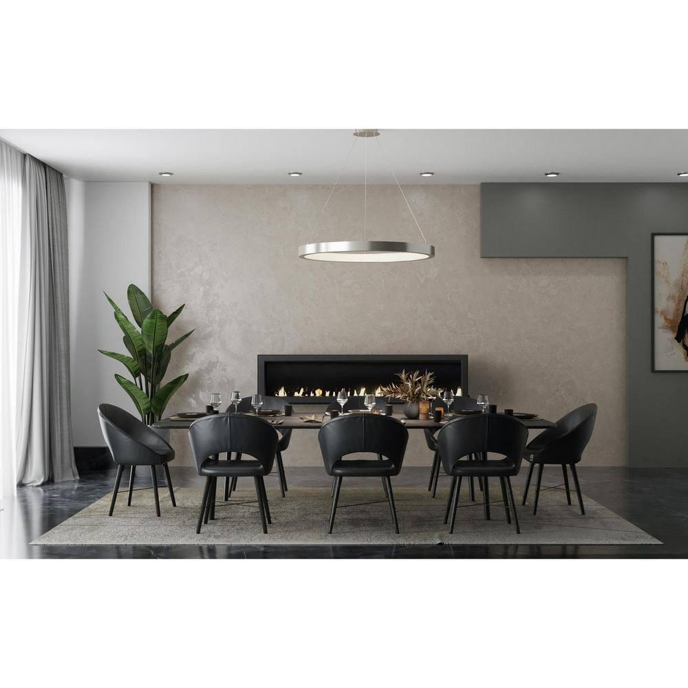 Progress Lighting Astra 6-Light Chandelier, Brushed Nickel, No Shade