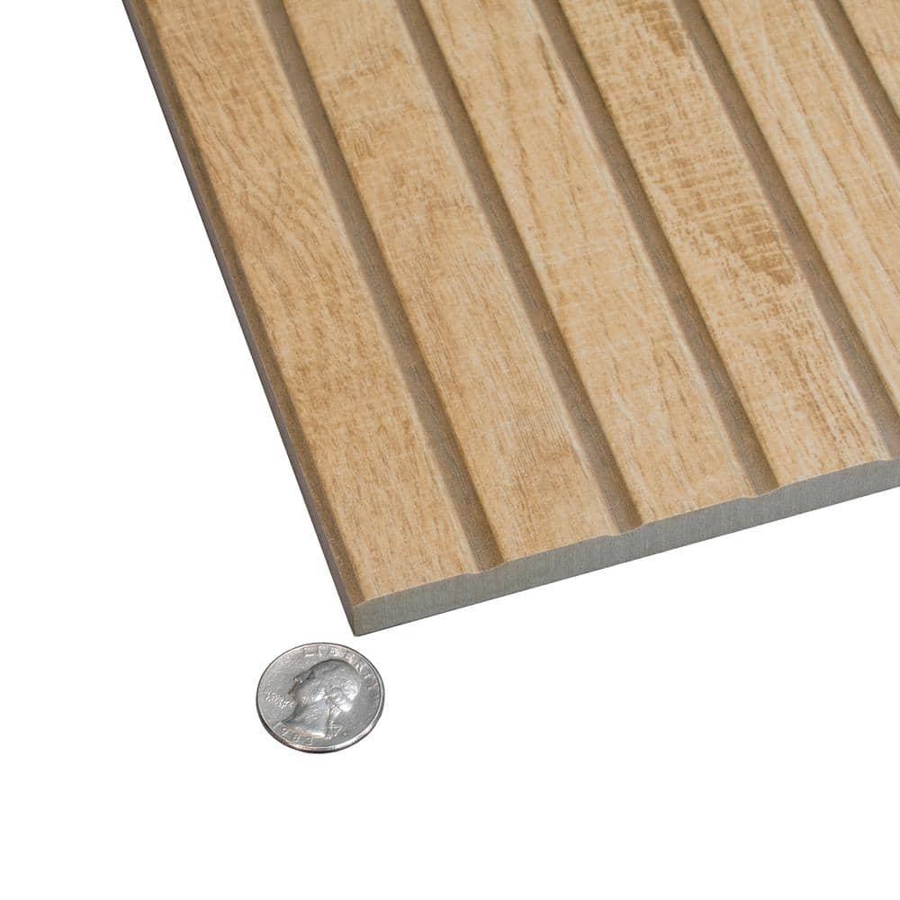 Apollo Tile Bois Ribbon 23.77" x 47.25" Matte Natural Porcelain Deco Wall and Floor Tile 15.49 sqft/case 2-pack