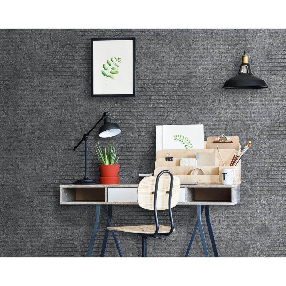 Innovera Decor by Palram Ledge Stone 24" x 24" PVC Wall Paneling in Portland Cement