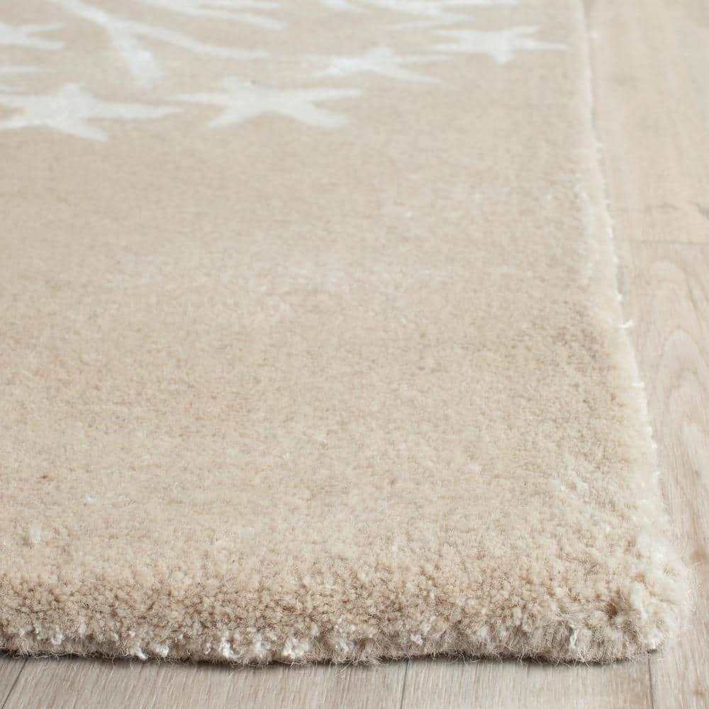 Bella BEL131 Hand Tufted Area Rug - Sand/Ivory - 8'x10' - Safavieh.