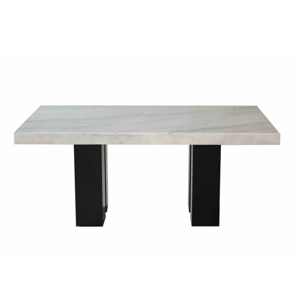 Camila Rectangle Dining Set 7pc - Silver Chairs
