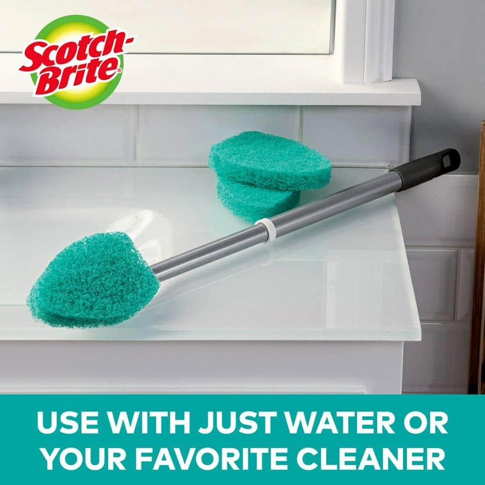 Scotch-Brite Non-Scratch Tub and Shower Scrubber Scrub Brush (2-Pack)