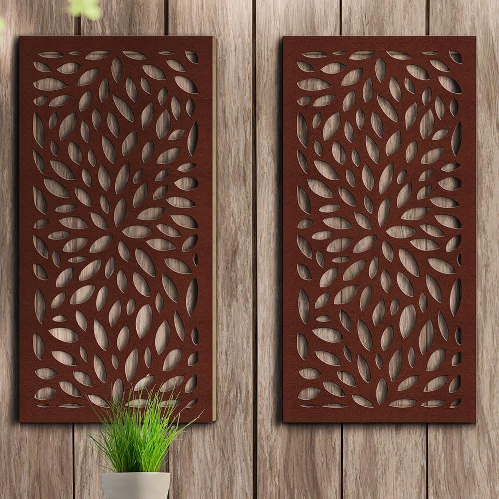 DESIGN-VU Floral Decorative Privacy Panel