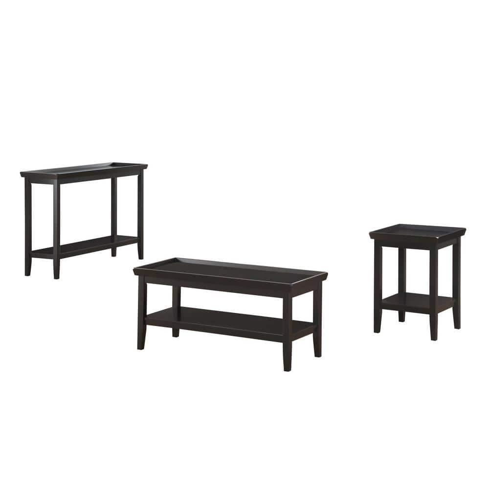Convenience Concepts Ledgewood End Table, Black