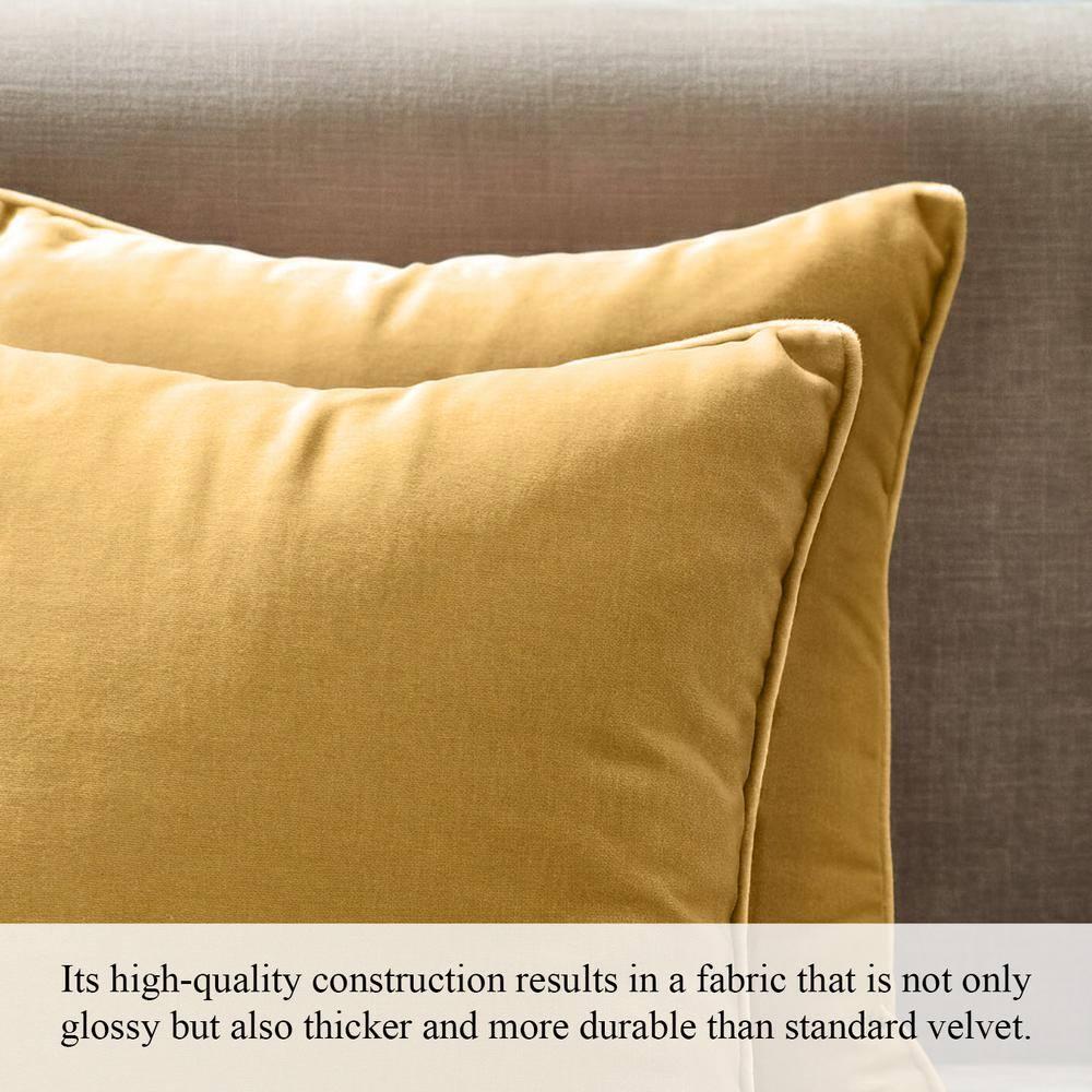 A1 Home Collections LLC Velvet Pillow Cover (Set of 2)
