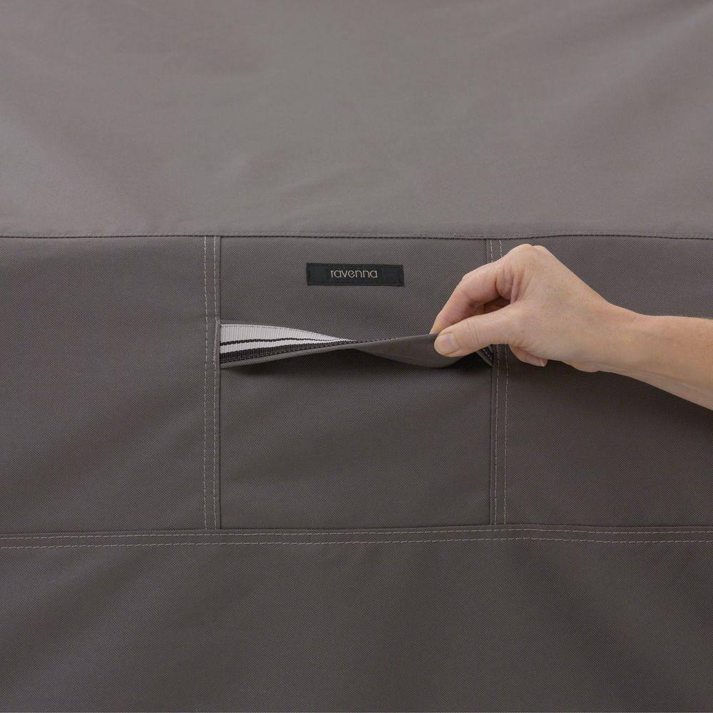 Classic Accessories Ravenna Water-Resistant 36 Inch Full Coverage Square Fire Pit Cover