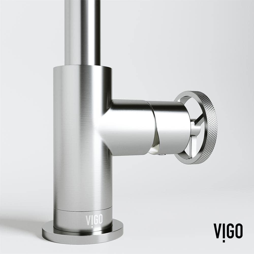 Cass 9" H Single Handle Single Hole Bathroom Faucet
